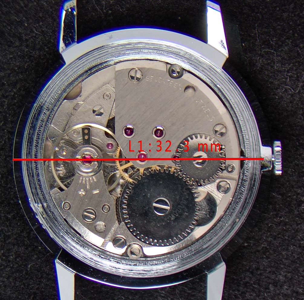 Allaine Vertical Linen Dial Men’s Hand-Wind Vintage Swiss Watch — Working