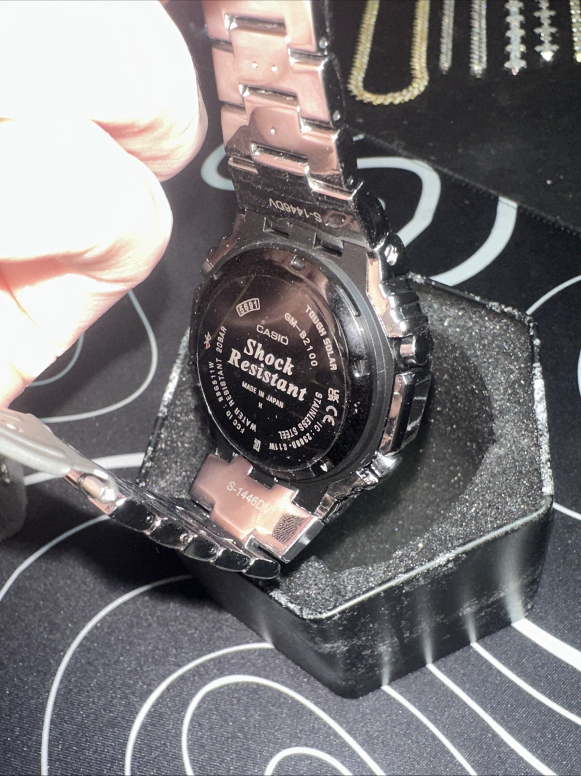 Casio G-Shock GM-B2100PC-1AJF Rainbow Color Master Piece Bluetooth Men’s Watch