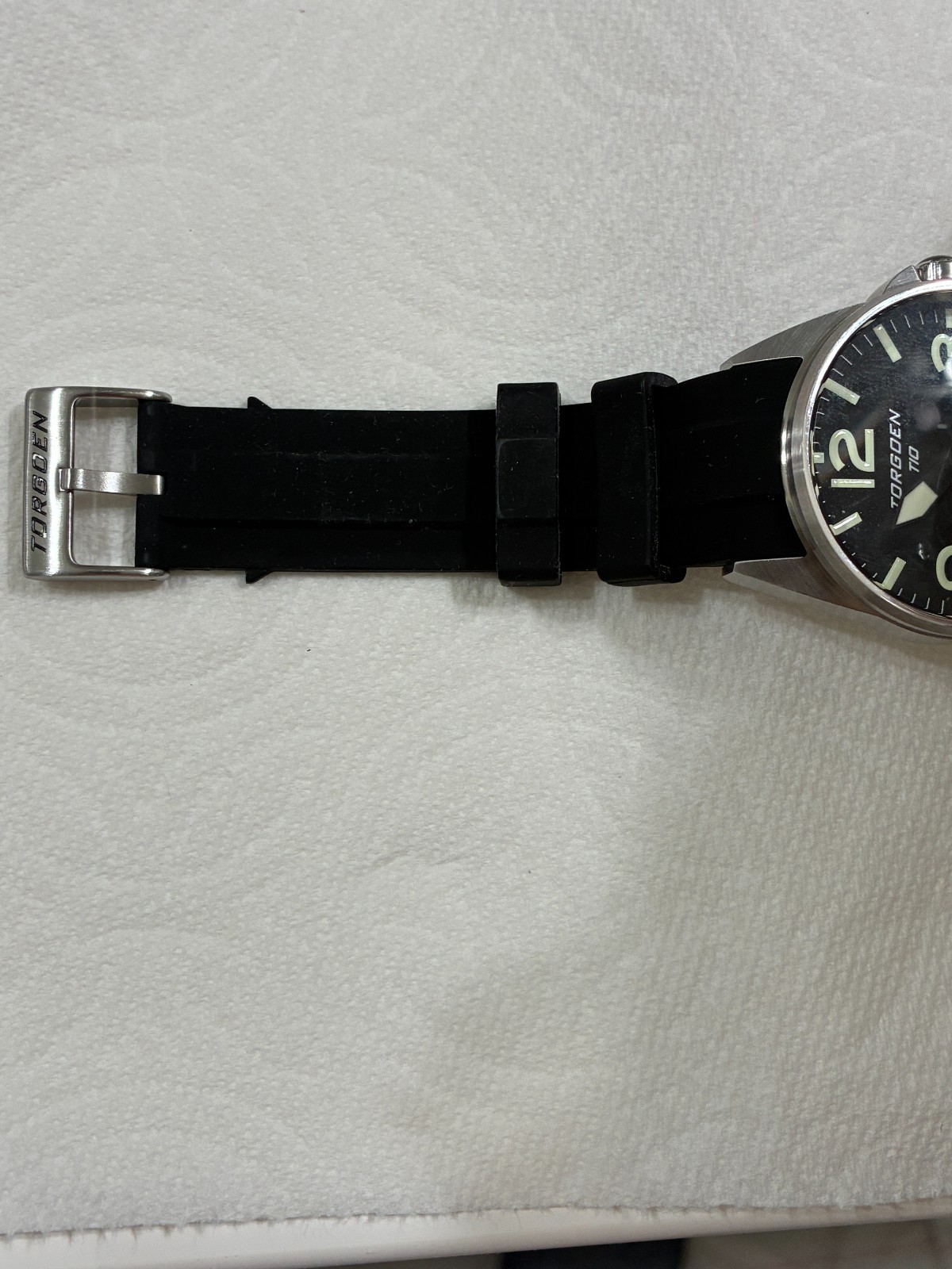 Torgoen T10 Men’s Swiss Pilot Watch Black Dial 44mm Sapphire Crystal T10