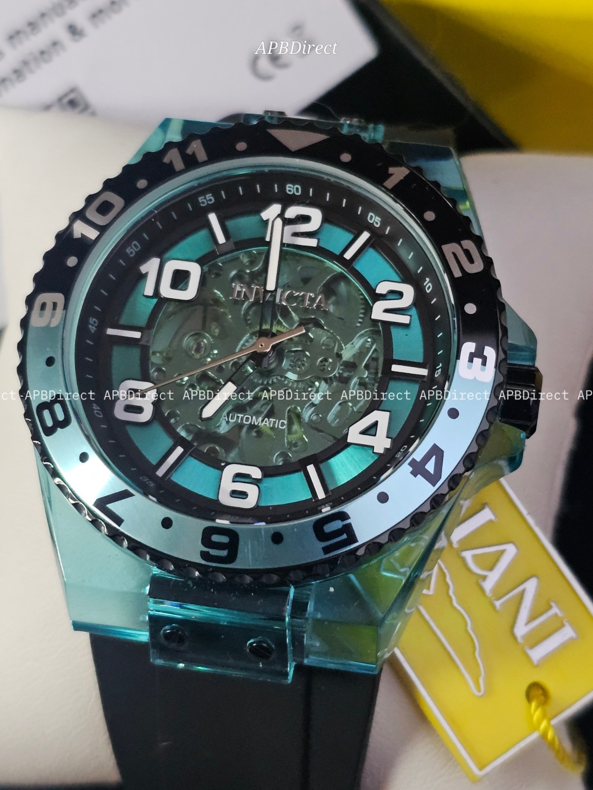 Invicta – Speedway – Mechanical AUTOMATIC Aquamarine – Anatomic Dial mens watch