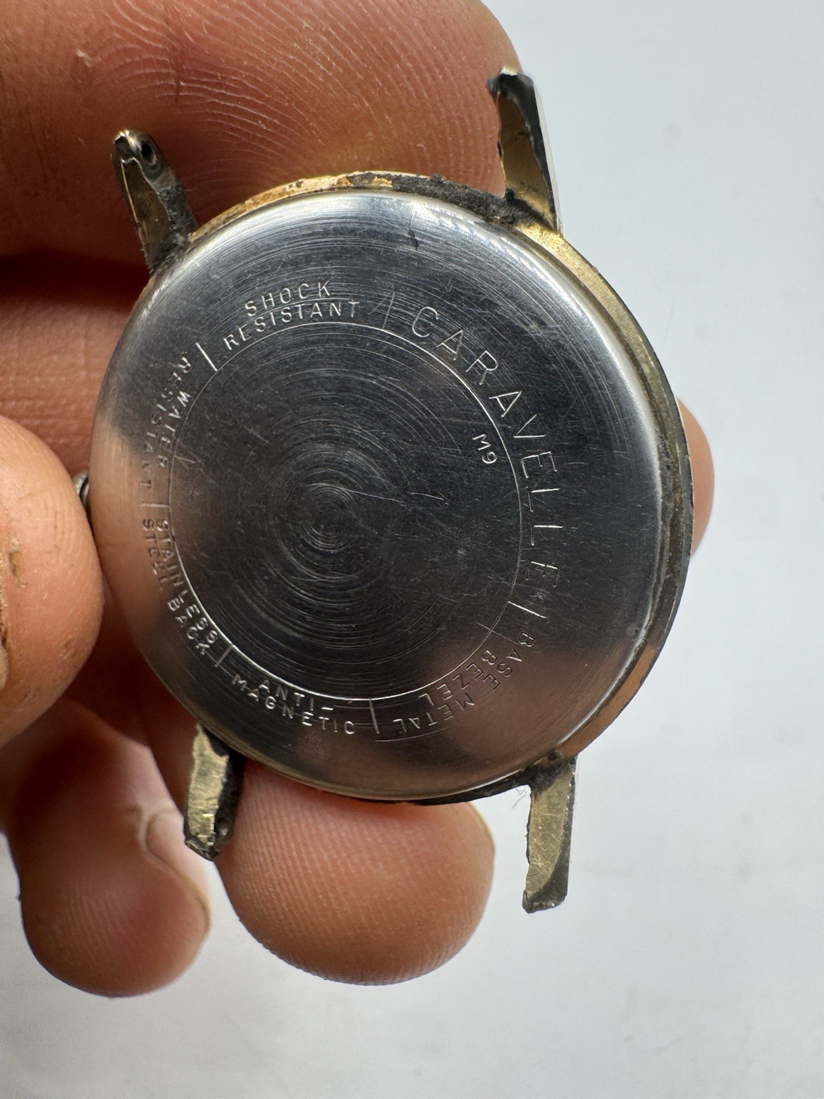 Vintage Men’s CARAVELLE Mechanical Water Resistant Japan No Wristband