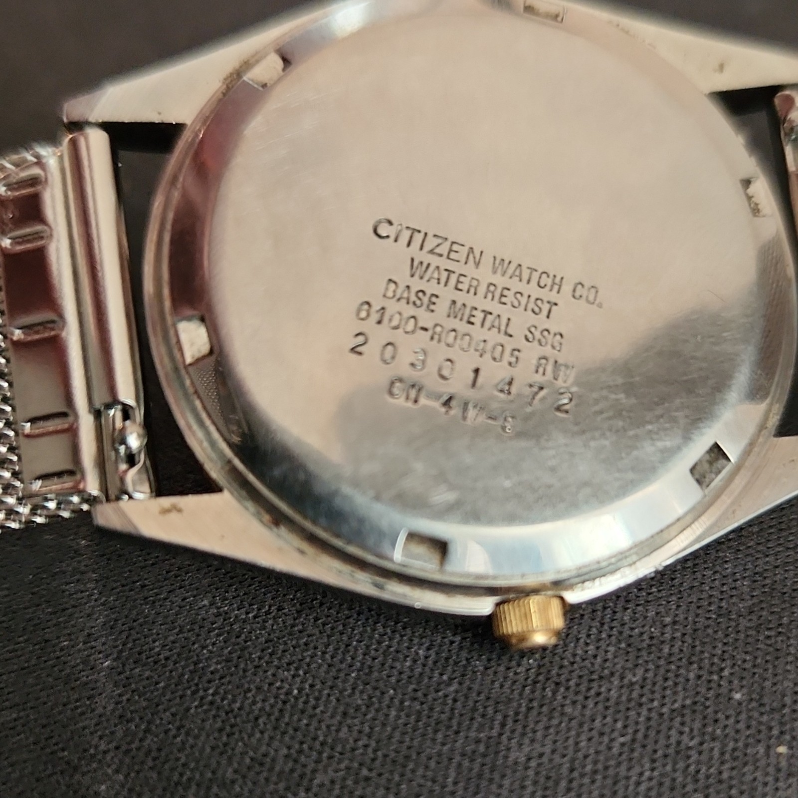 Citizen Quartz Men’s Day/Date RUNNING With New Mesh Band