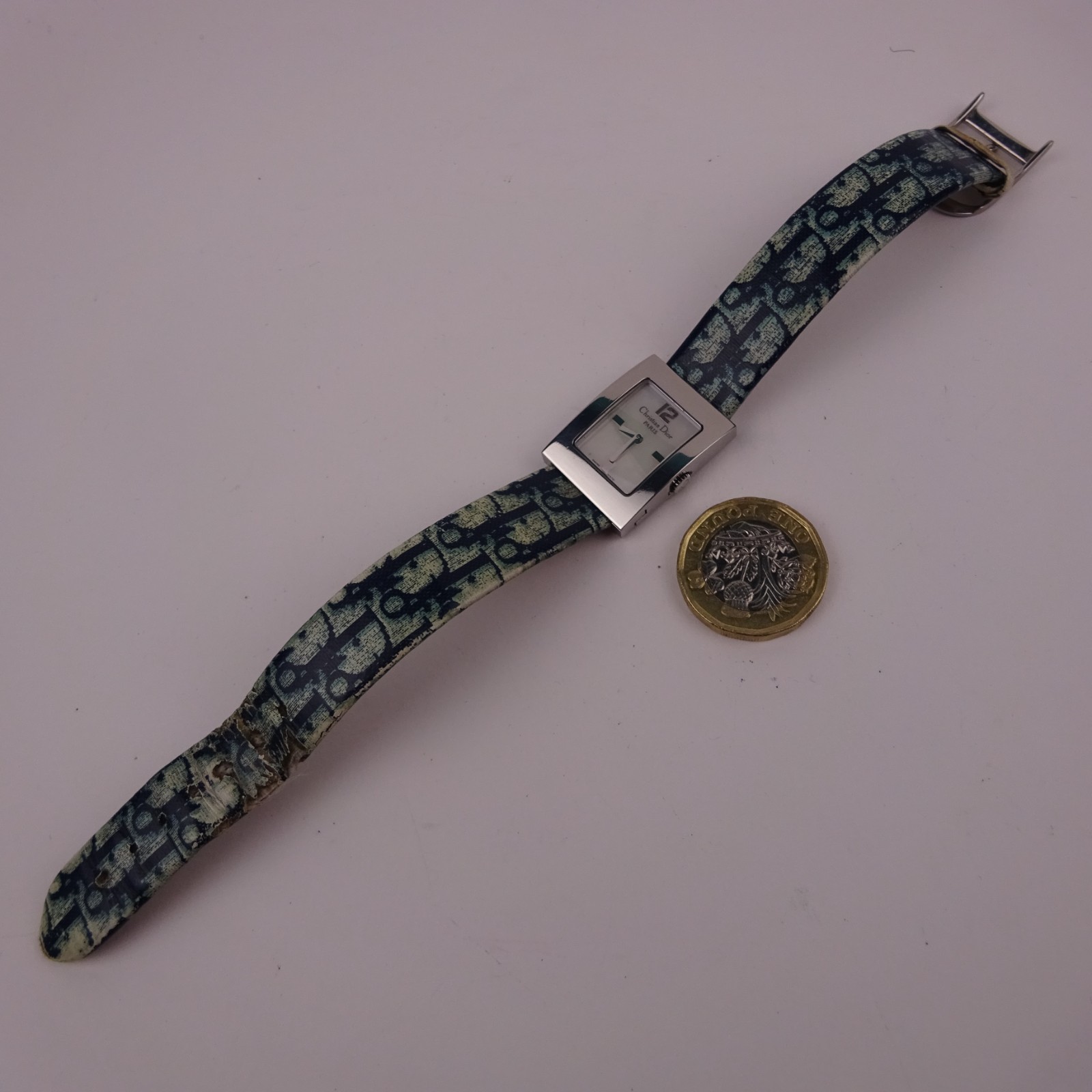 Christian Dior Malice Watch D78-109 Stainless MOP Dial Multicolour Strap Women’s