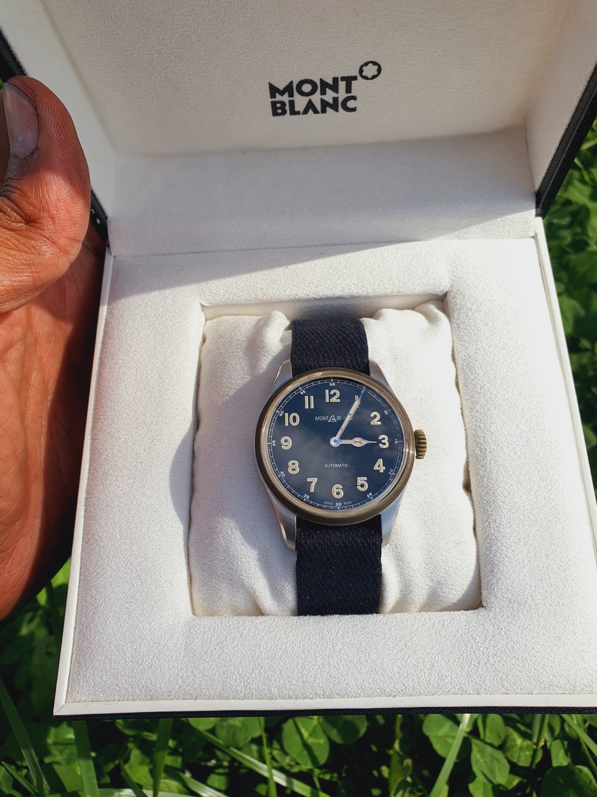 Open To Negotiate A Little – Montblanc 1858 Steel & Bronze Collection 40mm