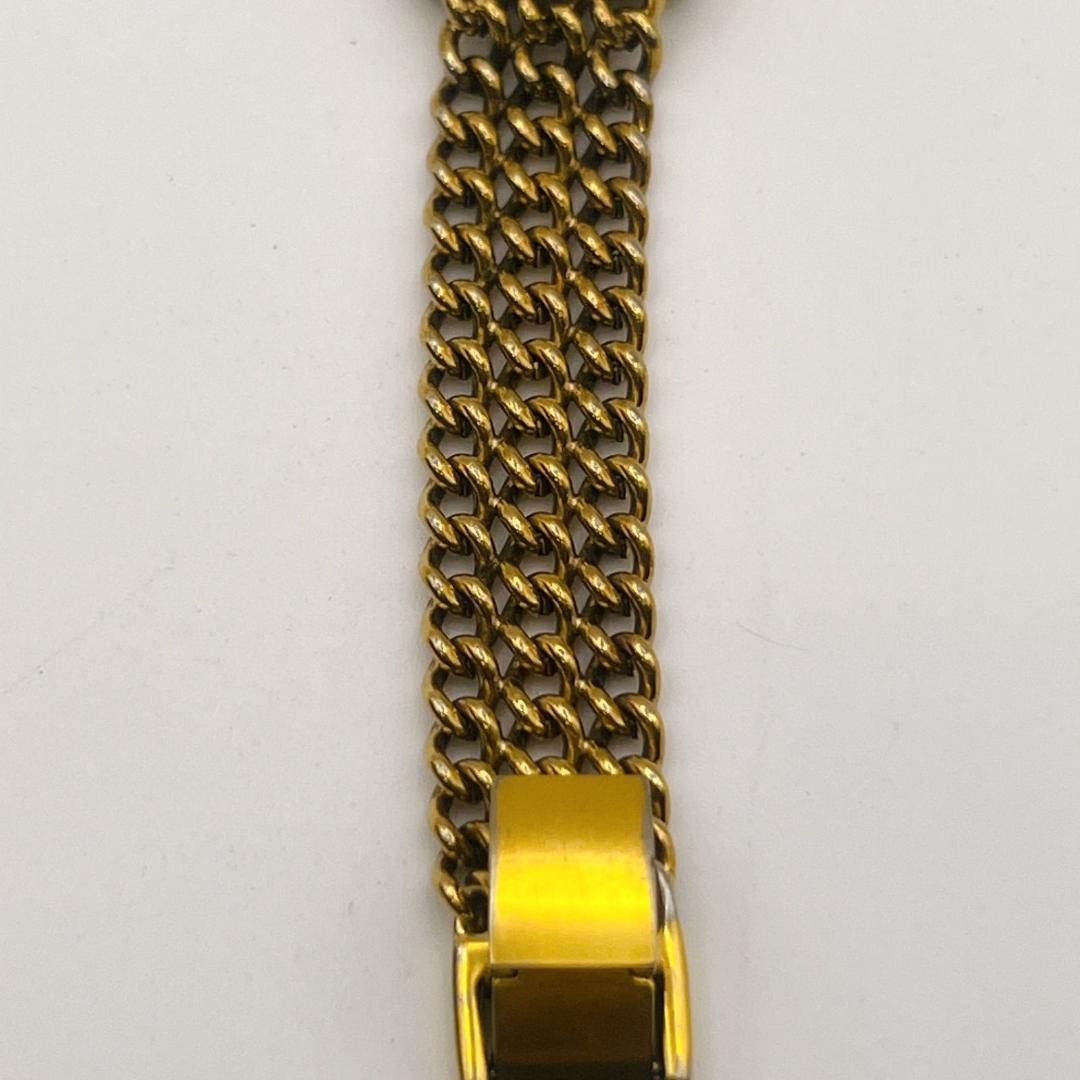 SEIKO 11-4650 Manual Wind Gold Bracelet Watch 15.5cm Working Used