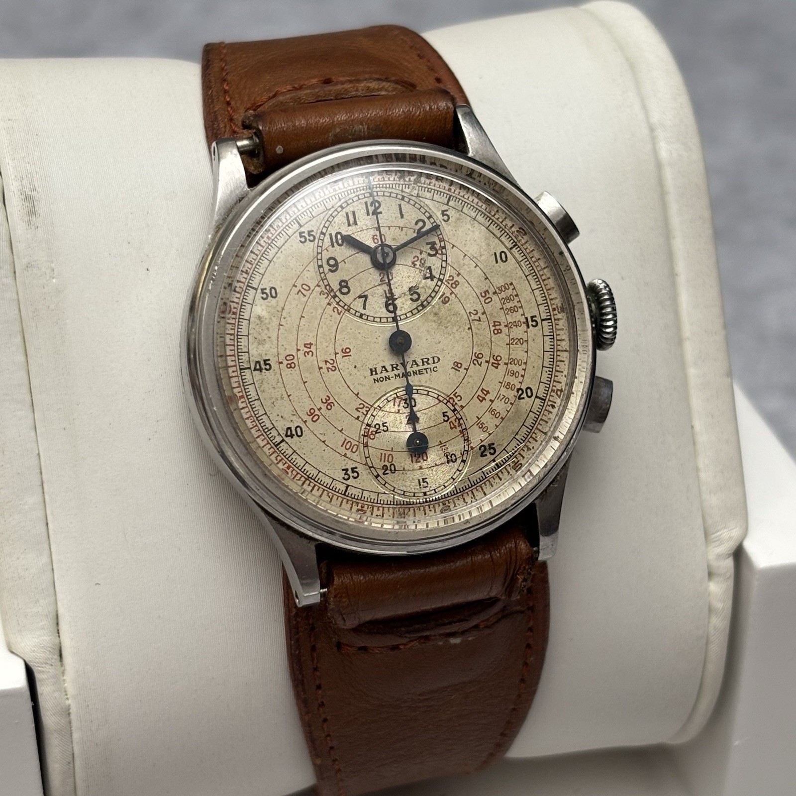 vintage Harvard Regulator Chronograph Watch ORIGINAL DIAL Mechanical – Runs