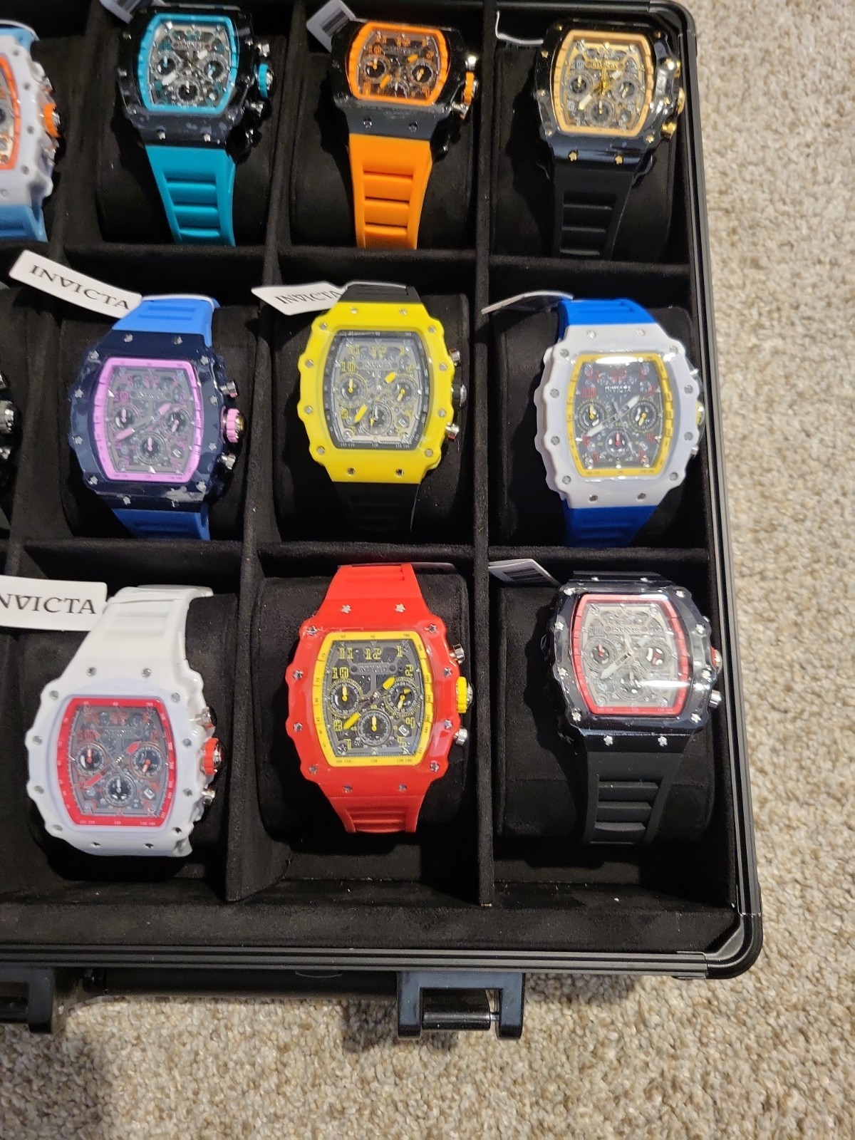 Invicta Racing Limited Edition Champion Collector Set Multicolor 12 New Watches