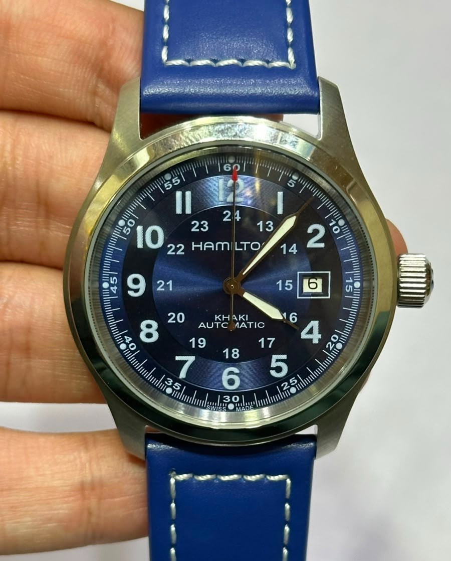 Hamilton Khaki Field Blue Dial Automatic Men’s Watch