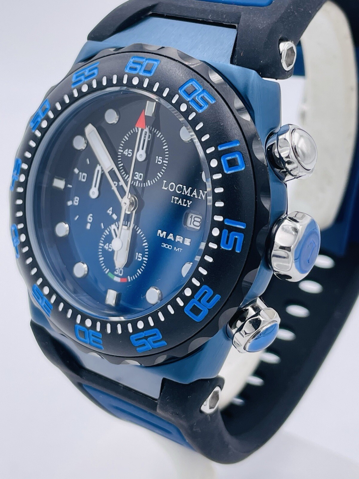 Locman New Sea Chrono 560KKBK/458 WR300M Steel Discounted New