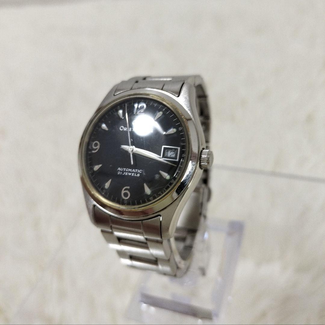 Orient Star 597302-70 Black Dial 21Jewels Automatic Men’s Watch Used FS