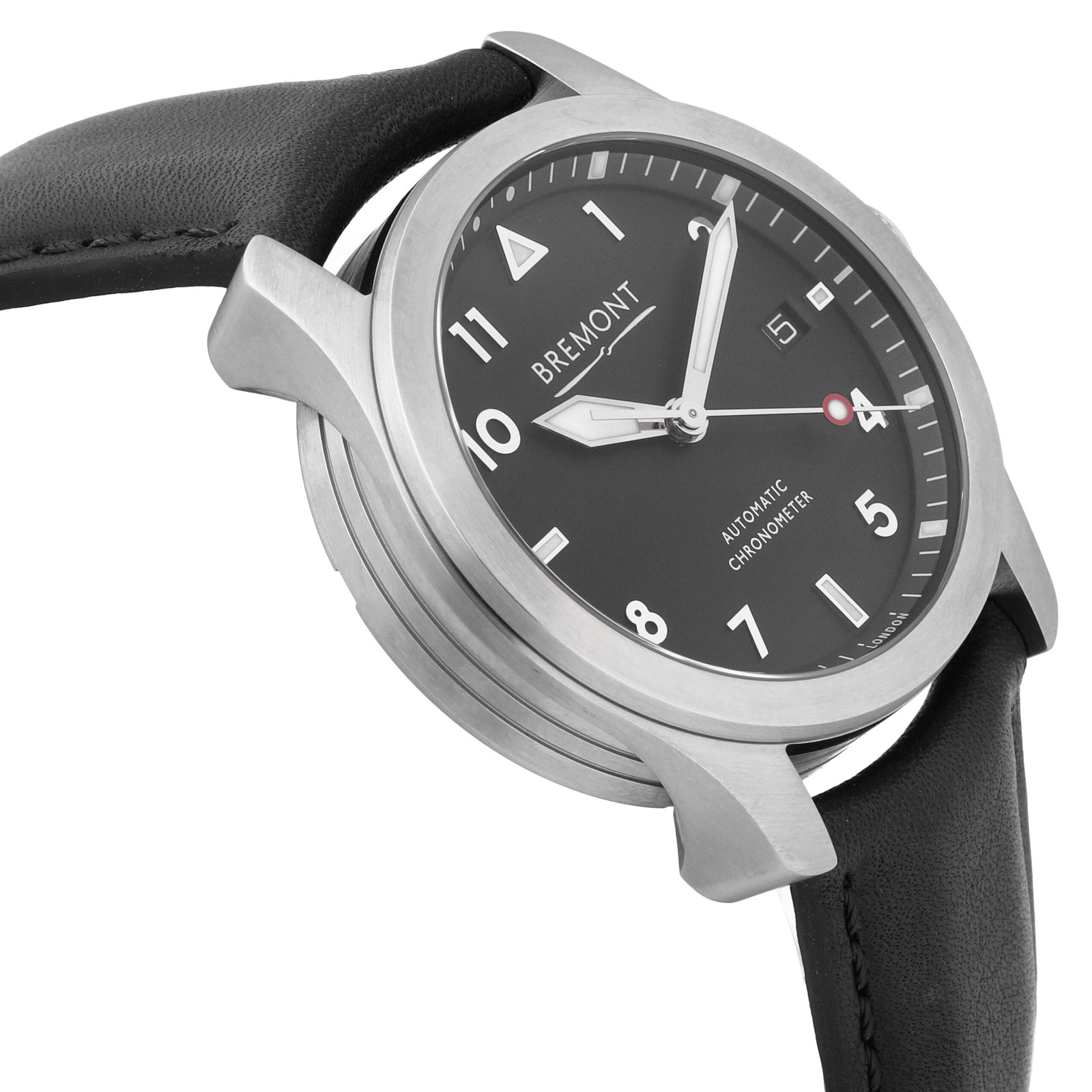 Bremont Solo 37 Black Dial 37mm Automatic Men’s Watch SOLO37-BS-R-S