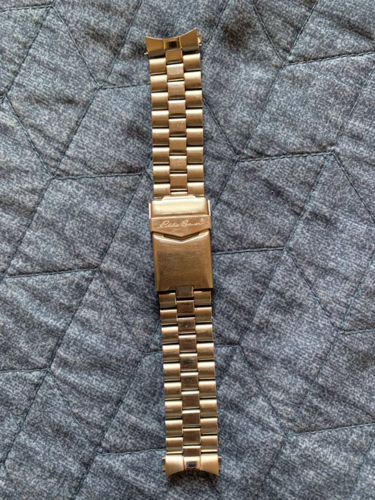 Vintage Eddie Bauer Sport Day Date Watch Diving Style bezel + two bands