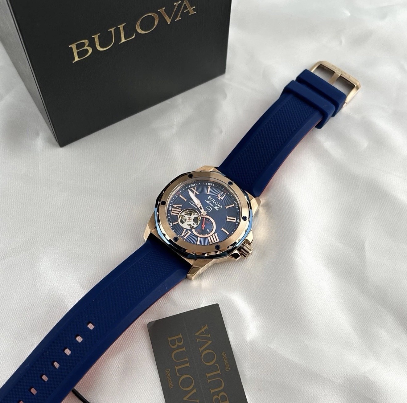 Bulova Marine Star Rose Gold Automatic