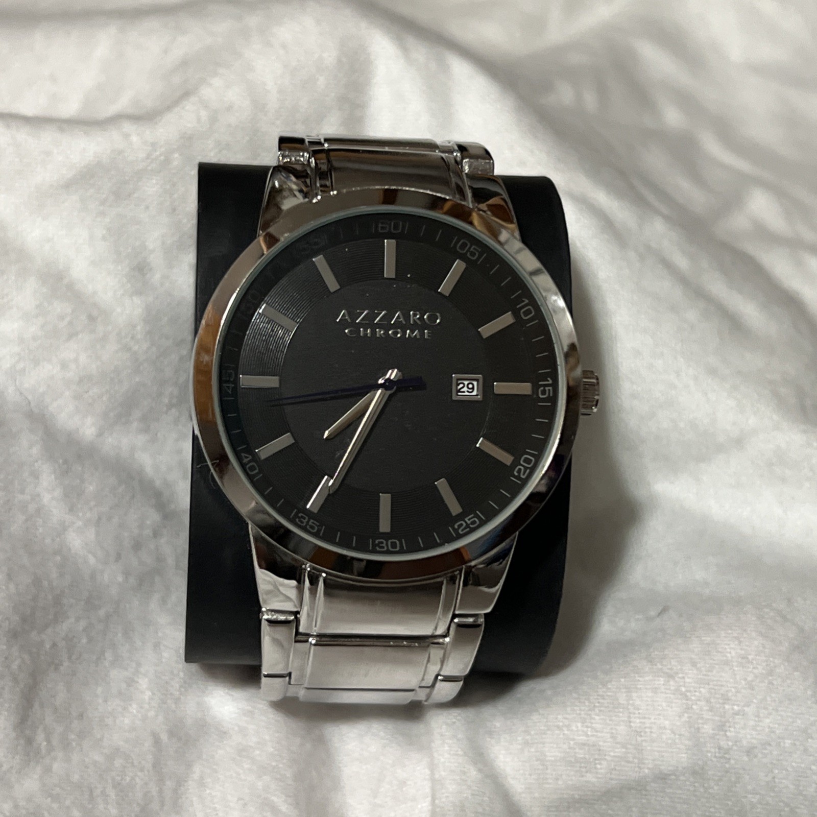 Chrome Azzaro Parfums CHO002M New Battery Mens Watch 45MM 7.5″