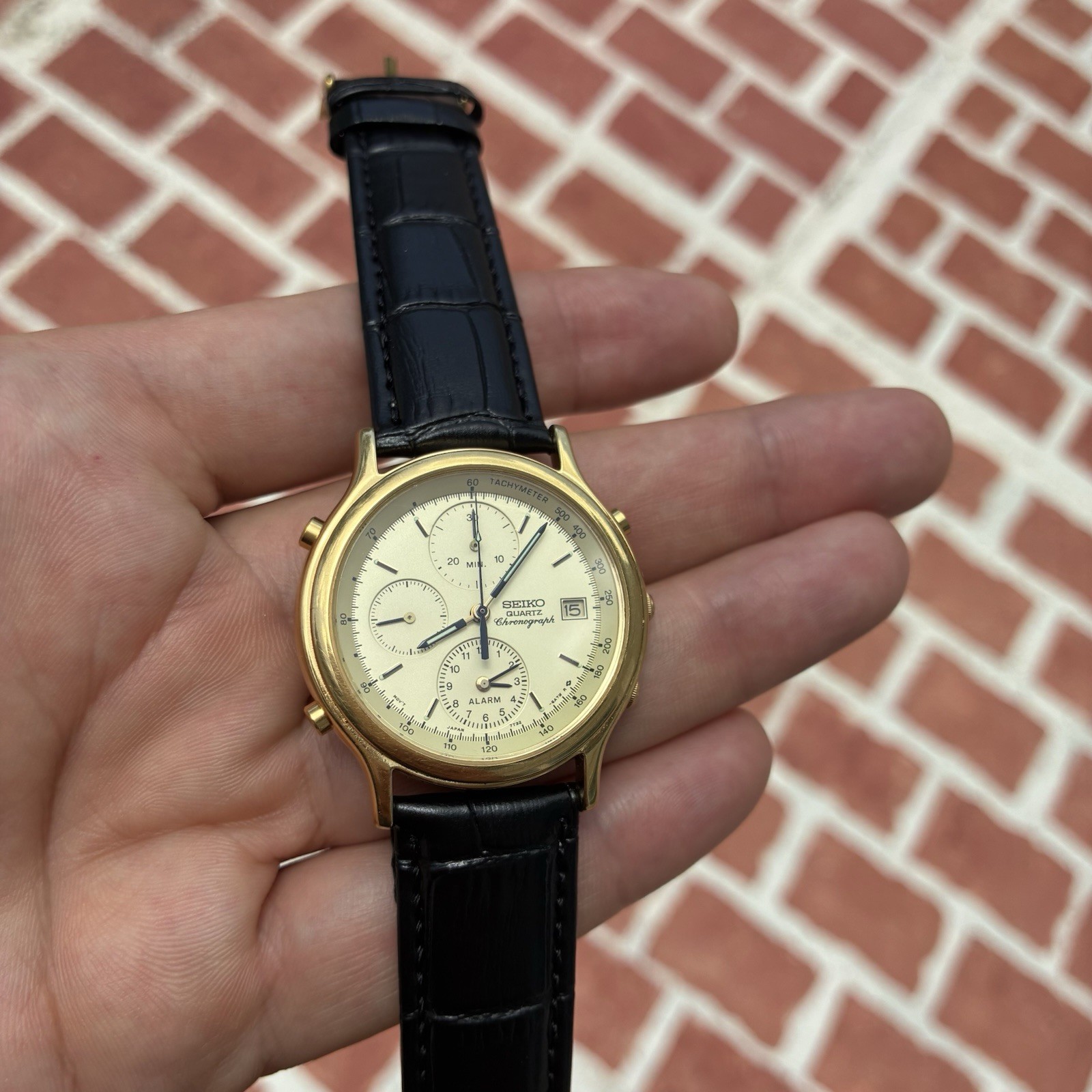 STUNNING Seiko Chronograph Men’s Watch Read Description