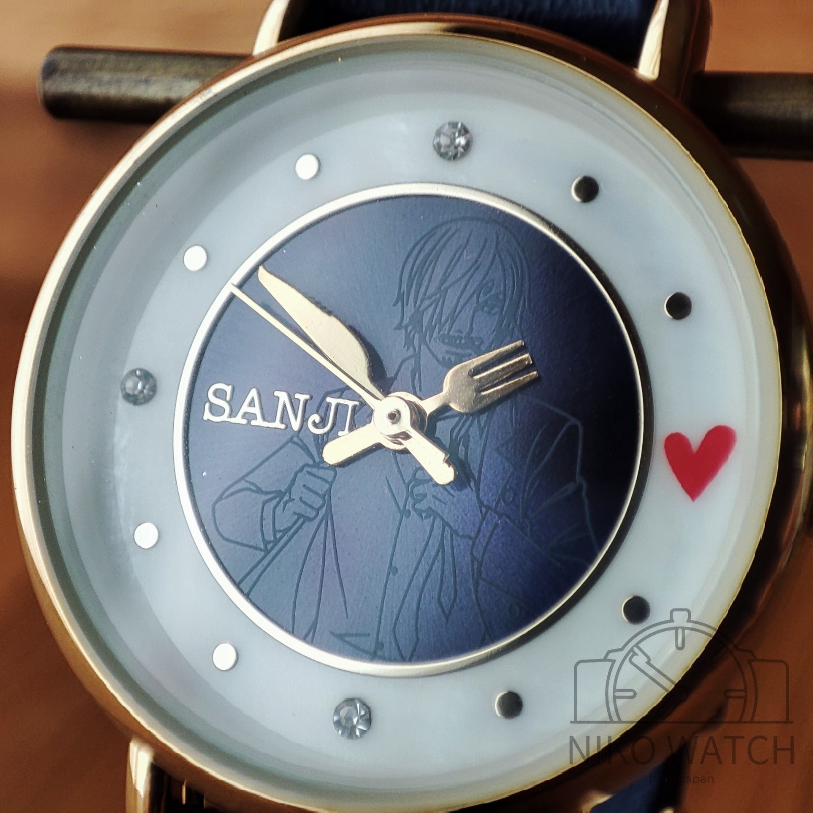 One Piece Sanji Watch Blue Dial Black Strap USJ Limitd Premium 2019 [Excellent]