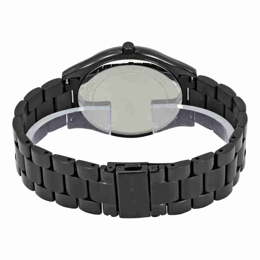 Michael Kors Slim Runway Black Dial Unisex Watch MK3221