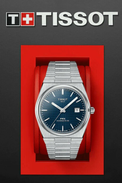 Brand New Tissot PRX 80 Powermatic T1374071104100 Mens 2 years Warranty.
