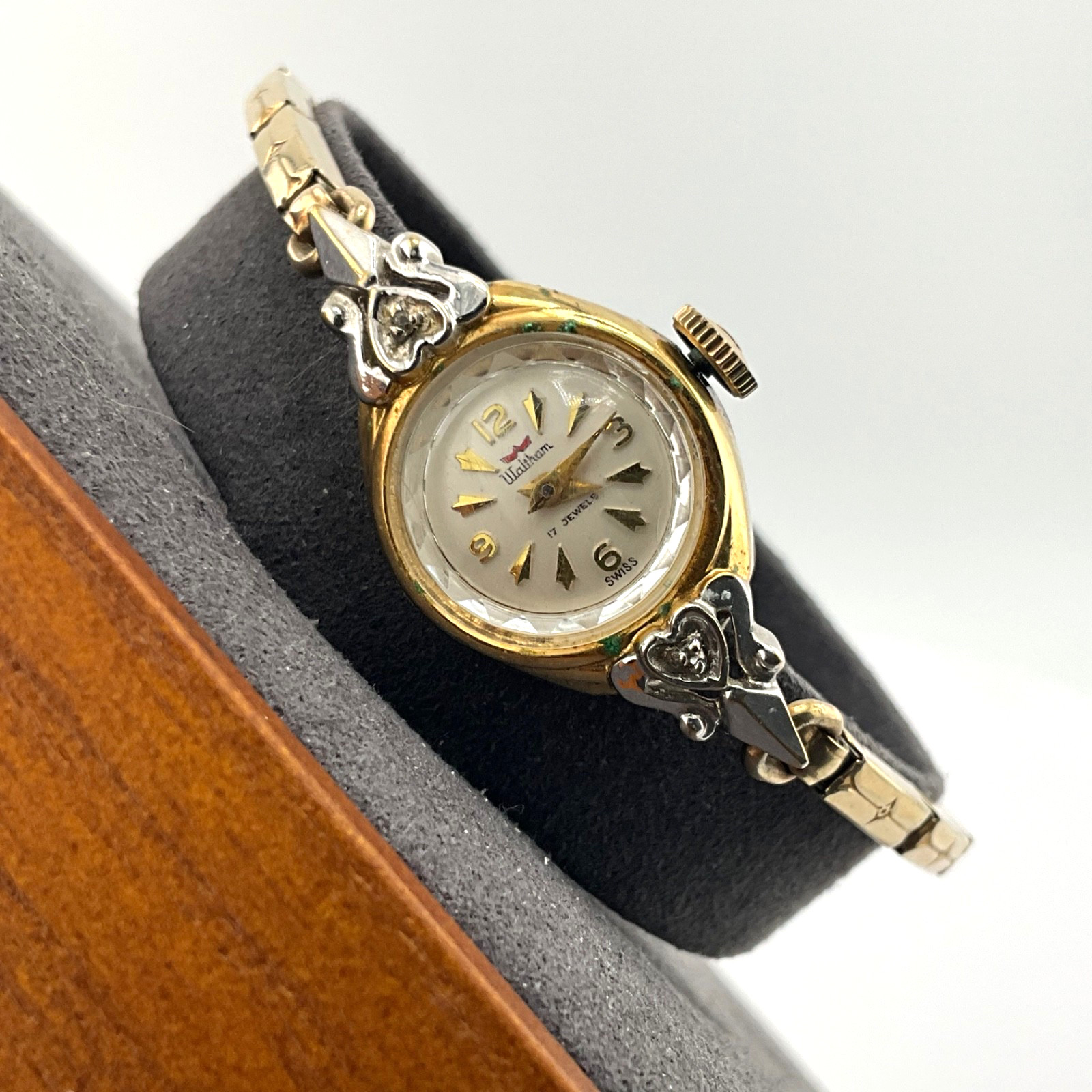 Vintage MCM Waltham Women’s Cocktail Watch 17 Jewels Swiss Wind Up Manual GF