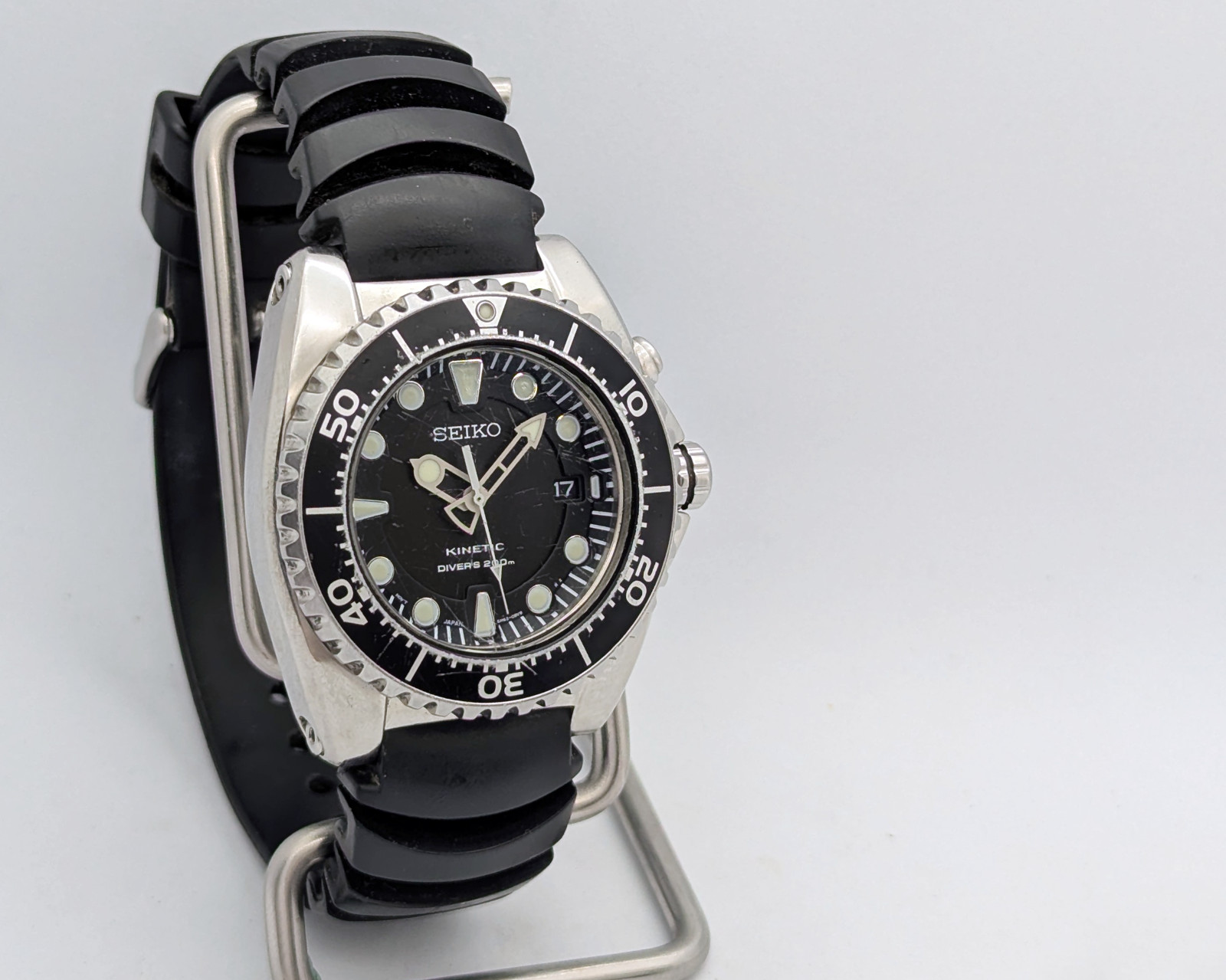 Seiko Kinetic BFK SKA371 5M62-0BL0 200M Diver| Excellent Condition/New Capacitor