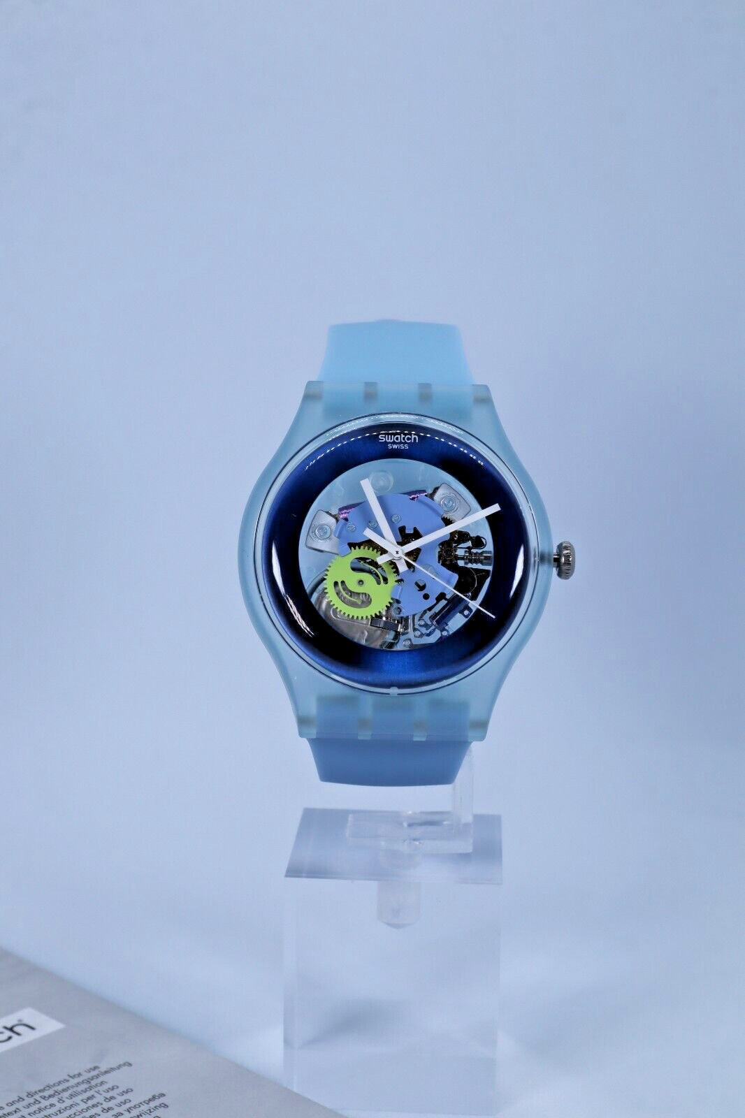 New limited Swiss Swatch New Gent 41MM Cool Me Watch SUOS100 Adult Unisex Blue