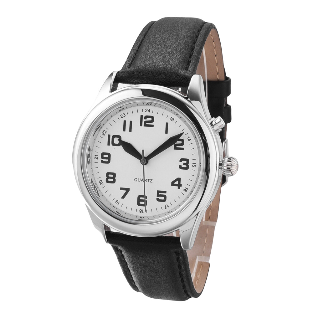 Talking Wrist Watch Button Alarm Speaking Human Voice Talk Sound Visually Impair
