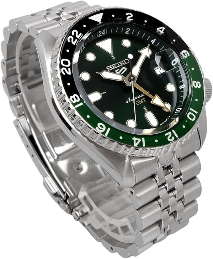 Seiko 5 Sports GMT SBSC019 SSK035 Green Sprite Automatic JDM New
