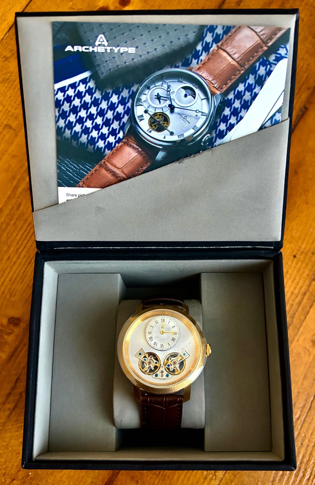 Archetype Caspian Automatic Limited Edition #076/500 CSP-5511-06L NEW IN BOX