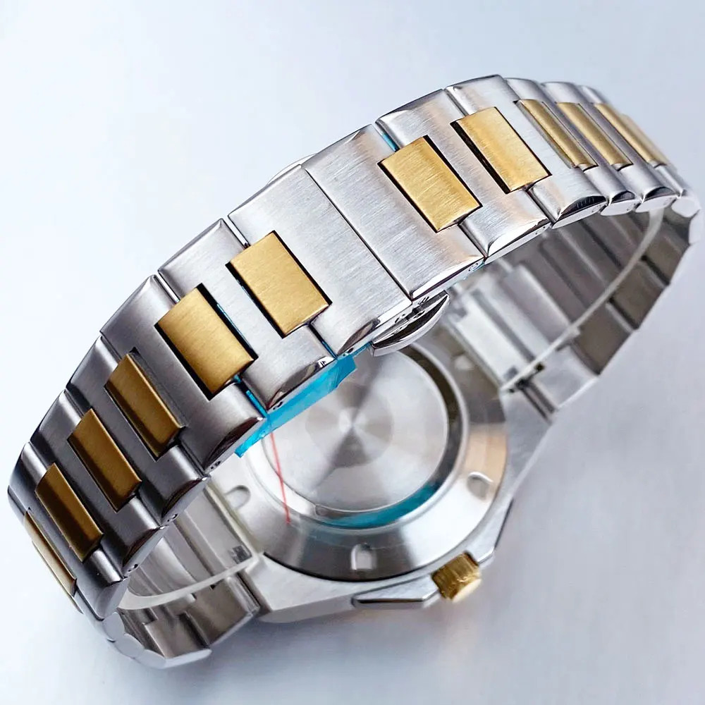 Tandorio 40mm Rose Gold Japan NH35A Mechanical Men’s Watch Mother of Pearl Dial
