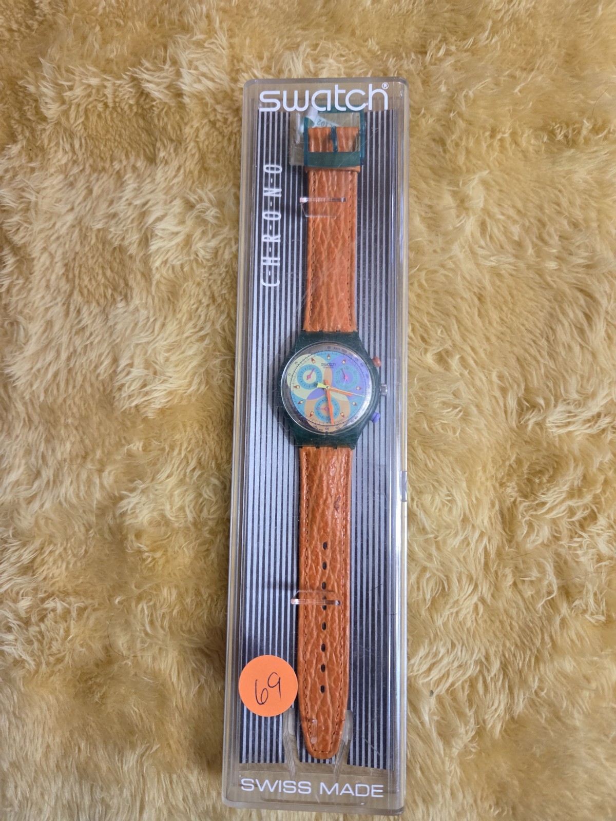 Vintage New Old Stock Swatch Watch 1990’s Chrono Swatch