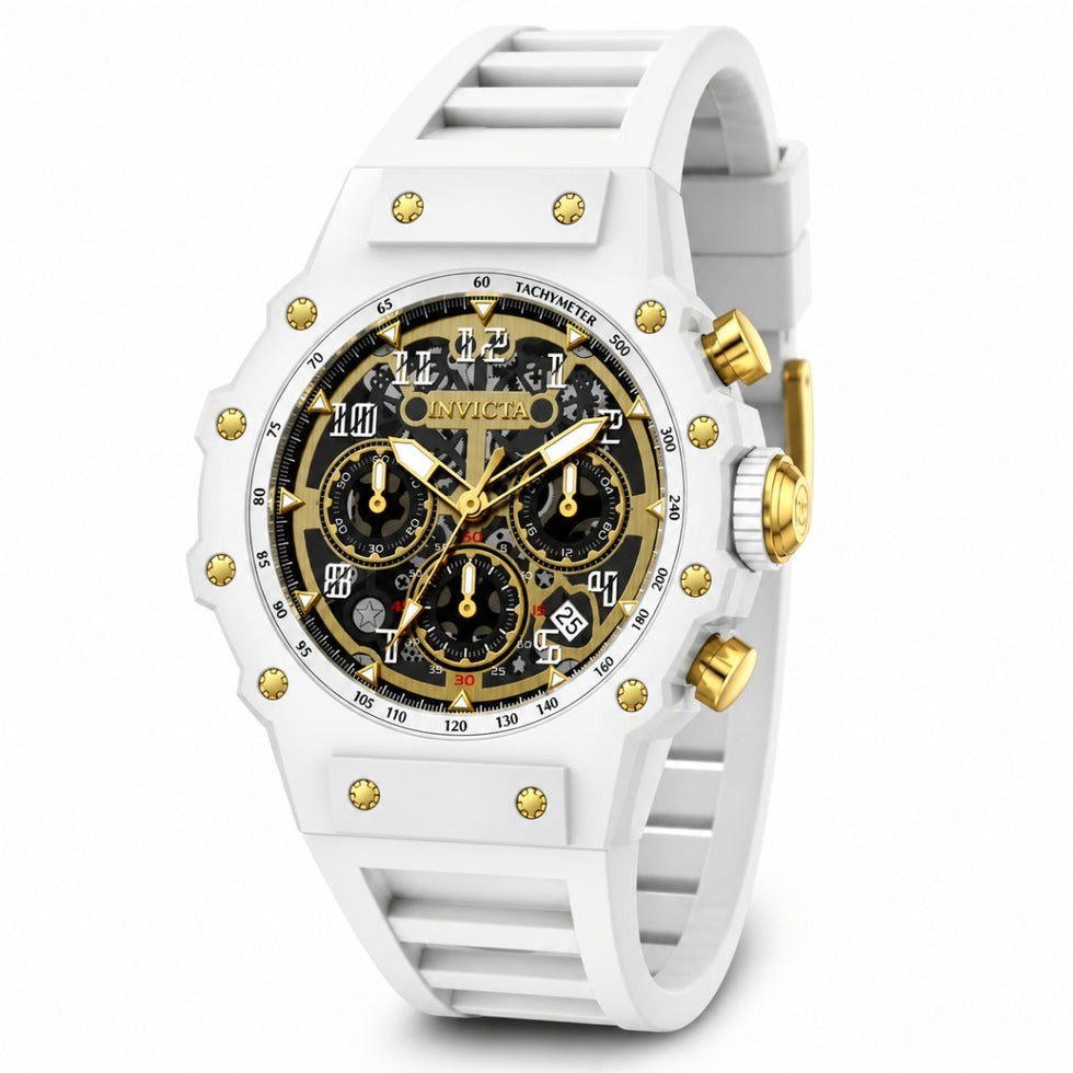 Invicta Racing Vaulthan Men’s Watch – 44mm. White