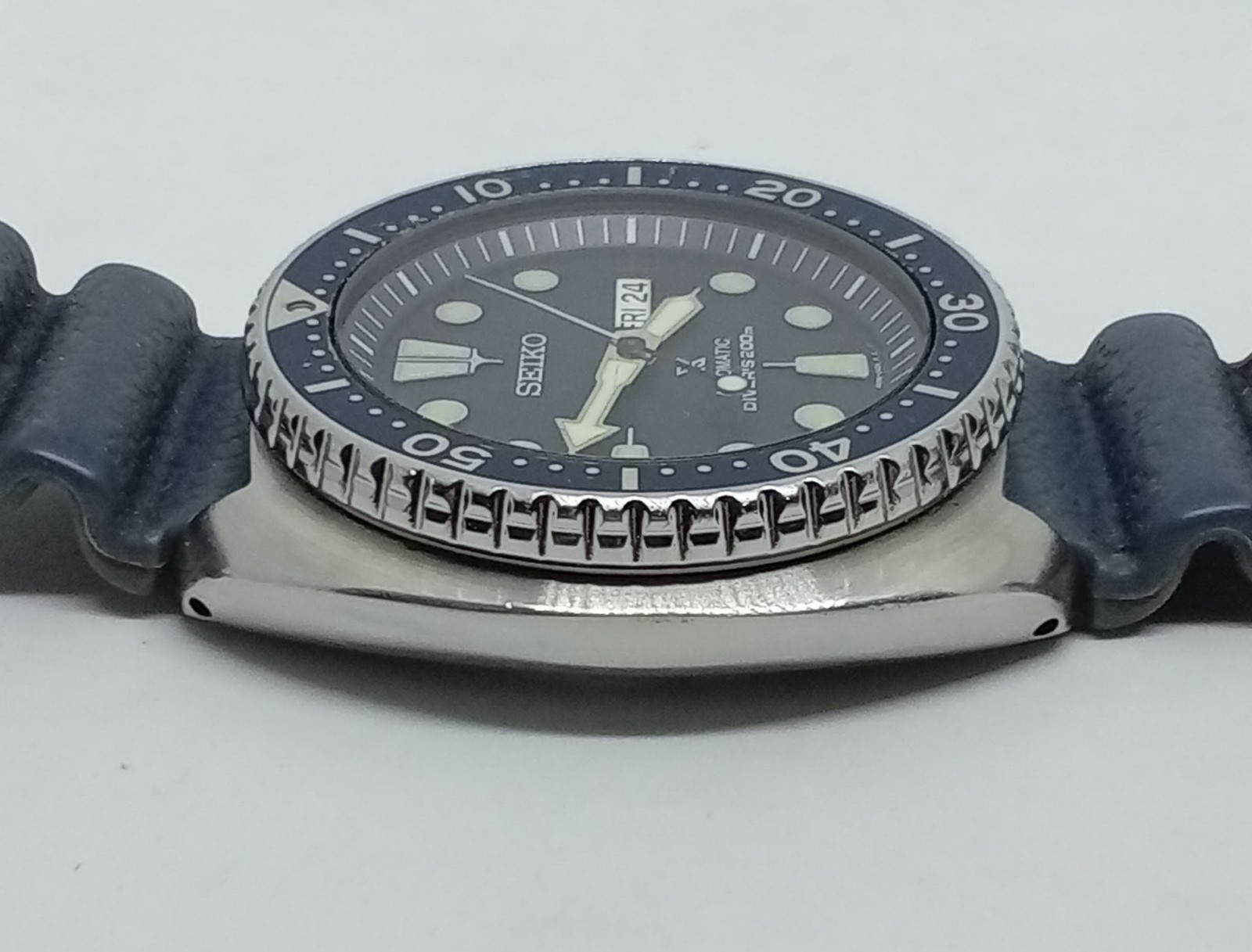 SEIKO Prospex Turtle Divers 200 M,4R36 Day-Date Mens Automatic Black/blue Watch