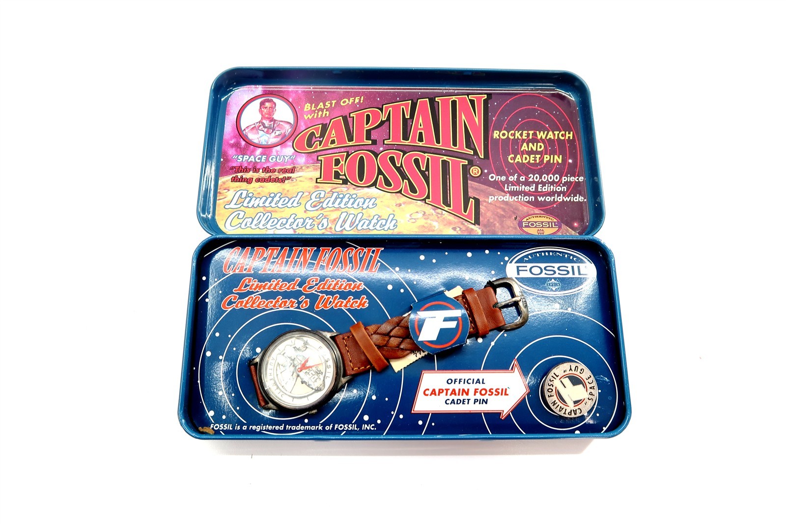 New CAPTAIN FOSSIL Rocket Watch Limited Edition 6939 / 20000 Vintage NOS 1990’s