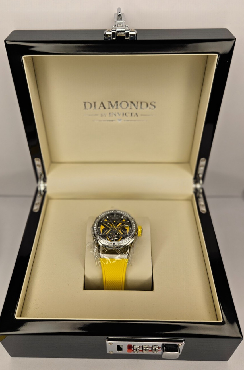 Invicta – Objet D Art Lumidia – 1.6 CTW Lab Grown Diamonds – 45mm – (70125)