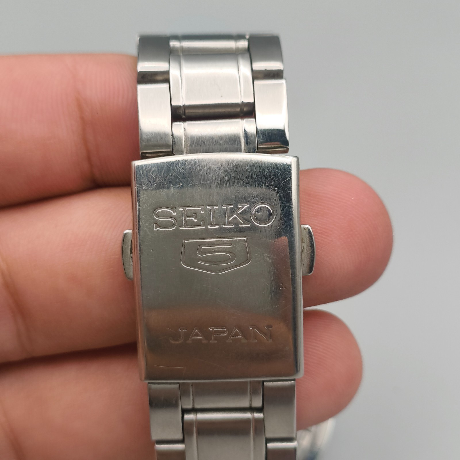 Vintage Seiko 5 7S26 Automatic 21 Jewels Blue Men’s Watch Japan