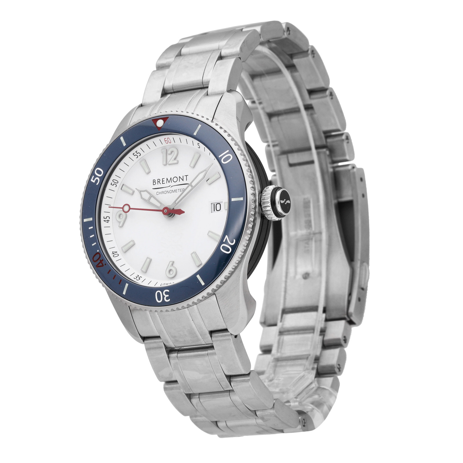 Bremont Supermarine S300 RFU LE White Dial 40mm Automatic Men’s Watch S300-RFU-B