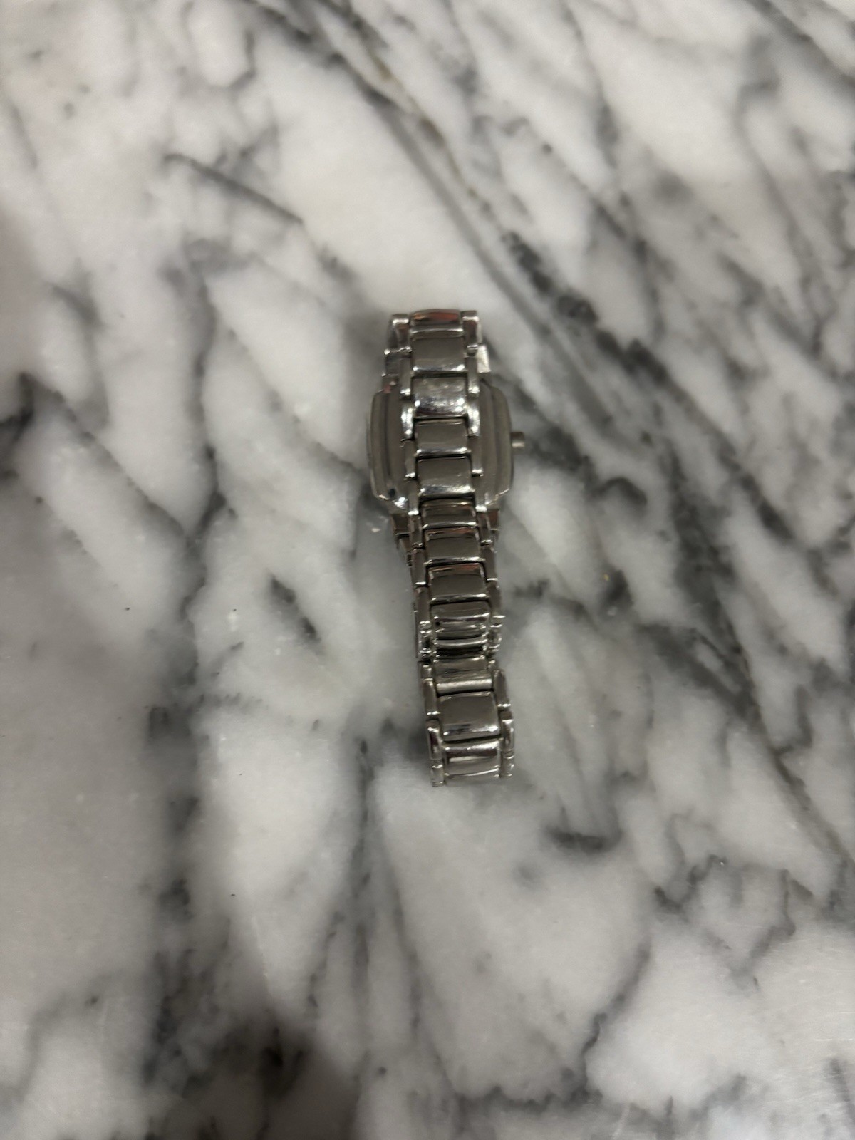 Mossimo Women’s Silver Tone Square Quartz Bracelet Watch Y2K Minimalist