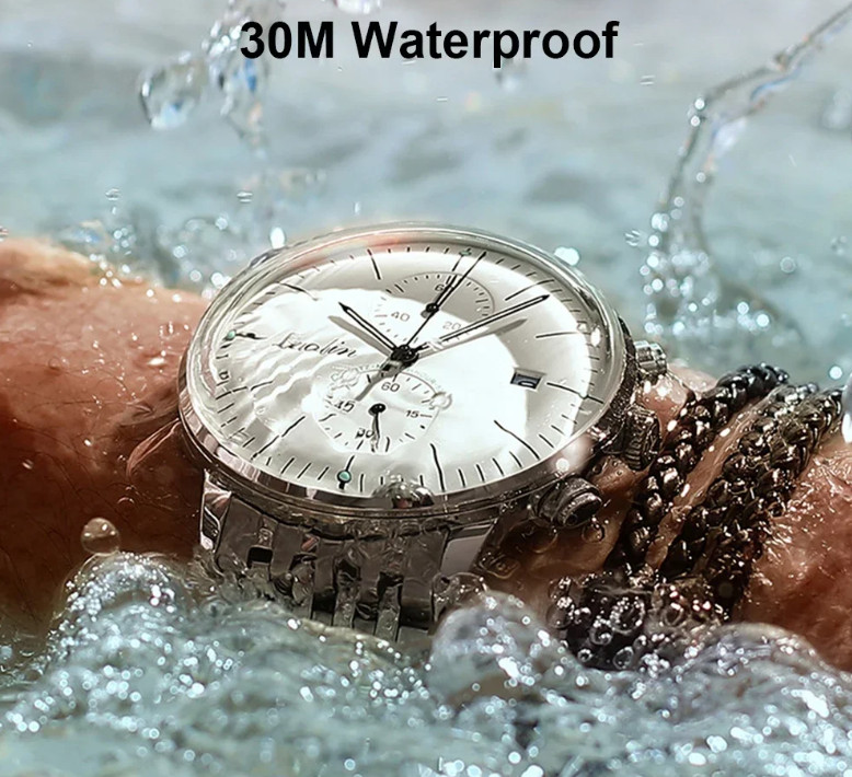 Luobin Watch Men Fashion Mechanical Watches Luxury Business Automatic Wristwatch