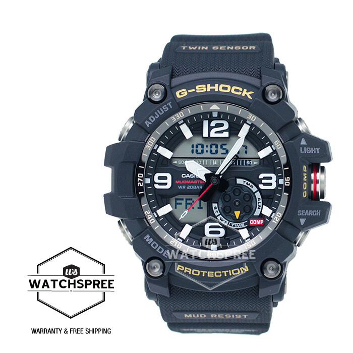Casio G-Shock Master of G Mudmaster Series Twin Sensor Watch GG1000-1A