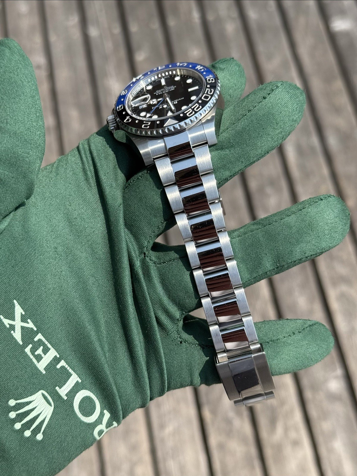 2023 Rolex GMT-Master II 40mm Steel “Batman” Black & Blue 126710BLNR Set