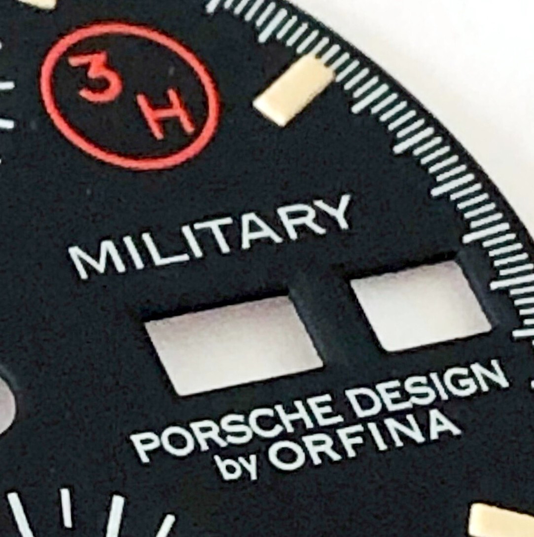 PORSCHE DESIGN DAY-DATE 3H MILITARY CHRONOGRAPH by ORFINA Lemania 5100 DIAL