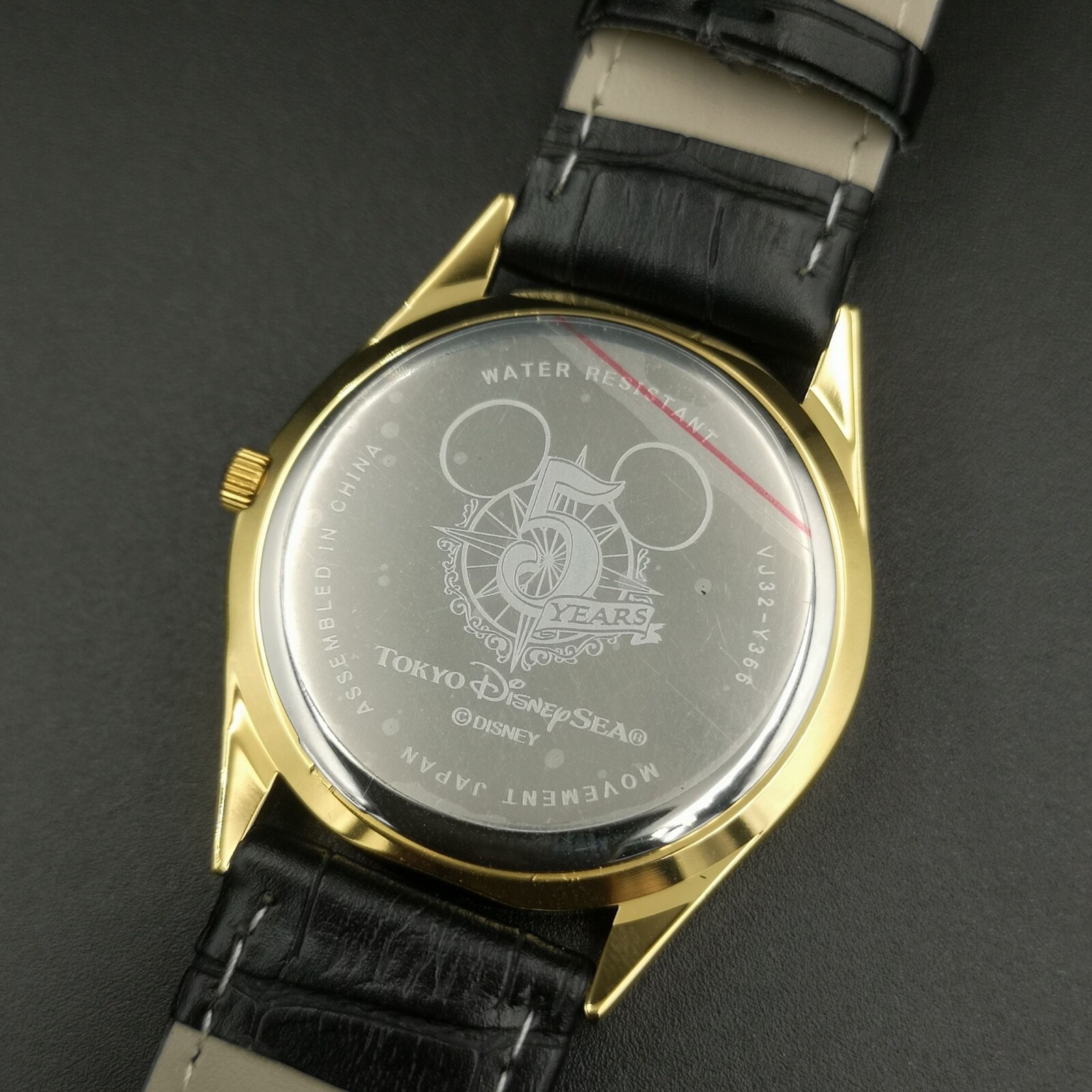 Nice Tokyo Disney Sea 5 years men’s Quartz watch. Come with original box.