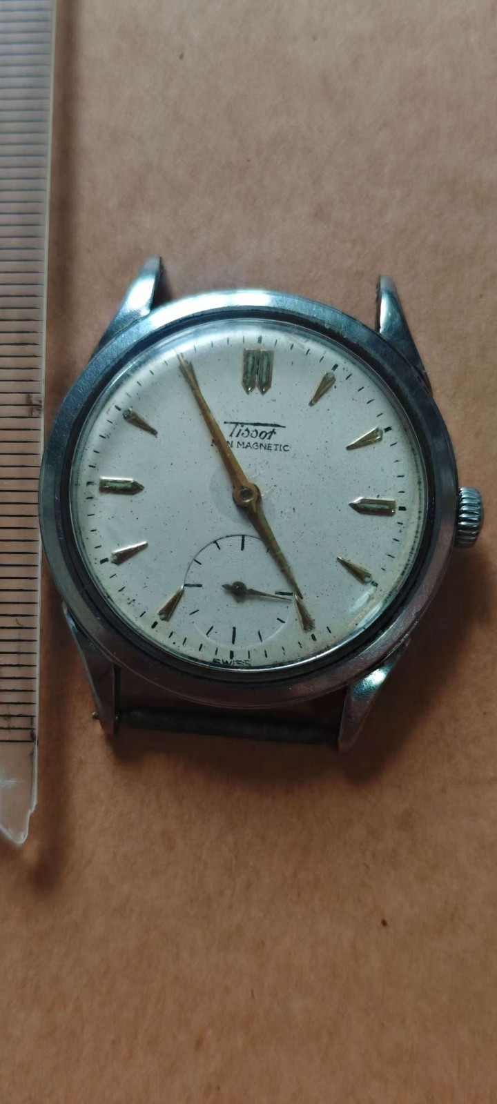 Vintage Tissot Men’s Wristwatch, Small Seconds, Good Condition, Swiss Mechanica