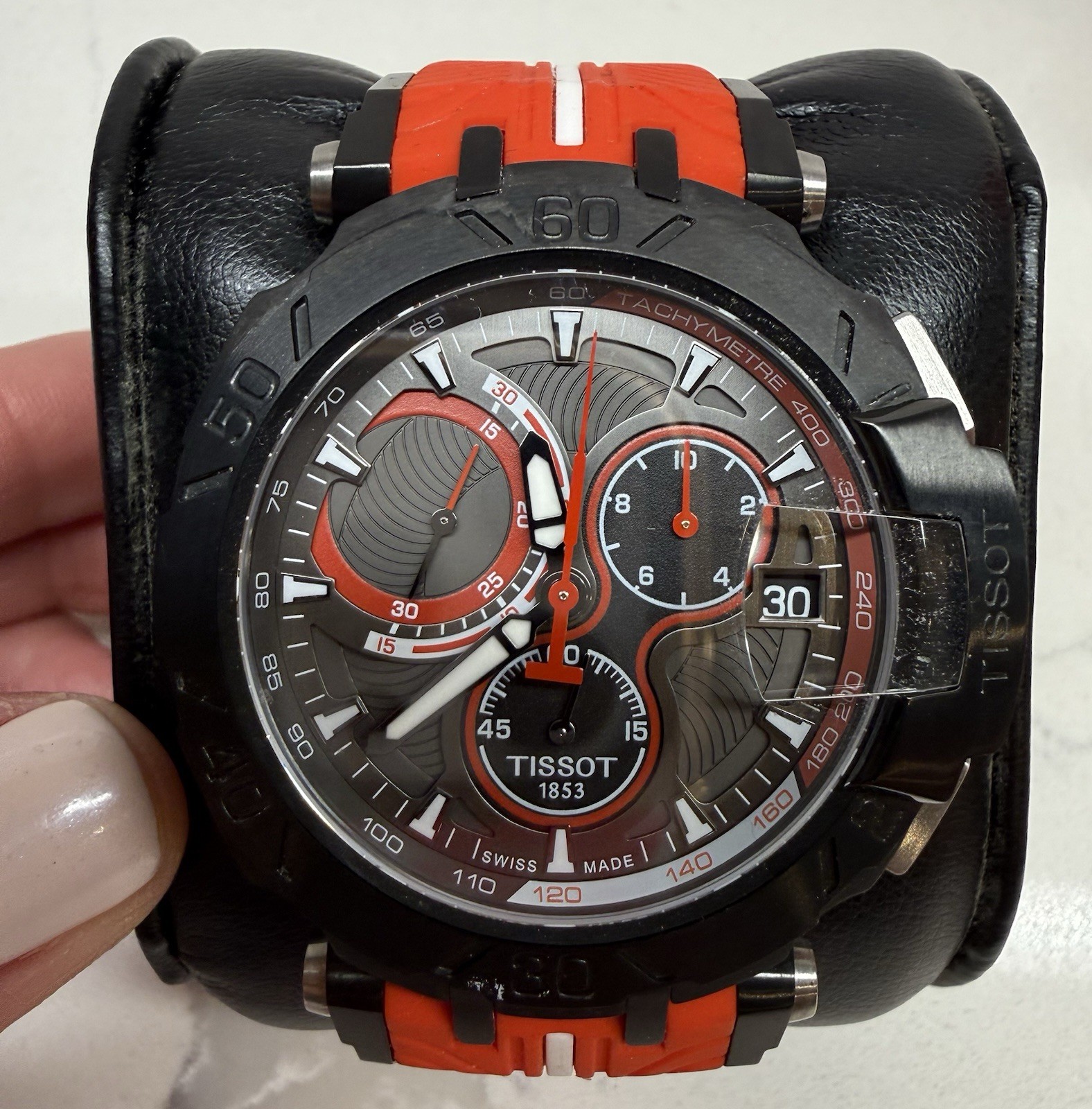TISSOT T-Race JORGE LORENZO 2017 Limited Edition 1502/2017 Anthracite Dial Watch