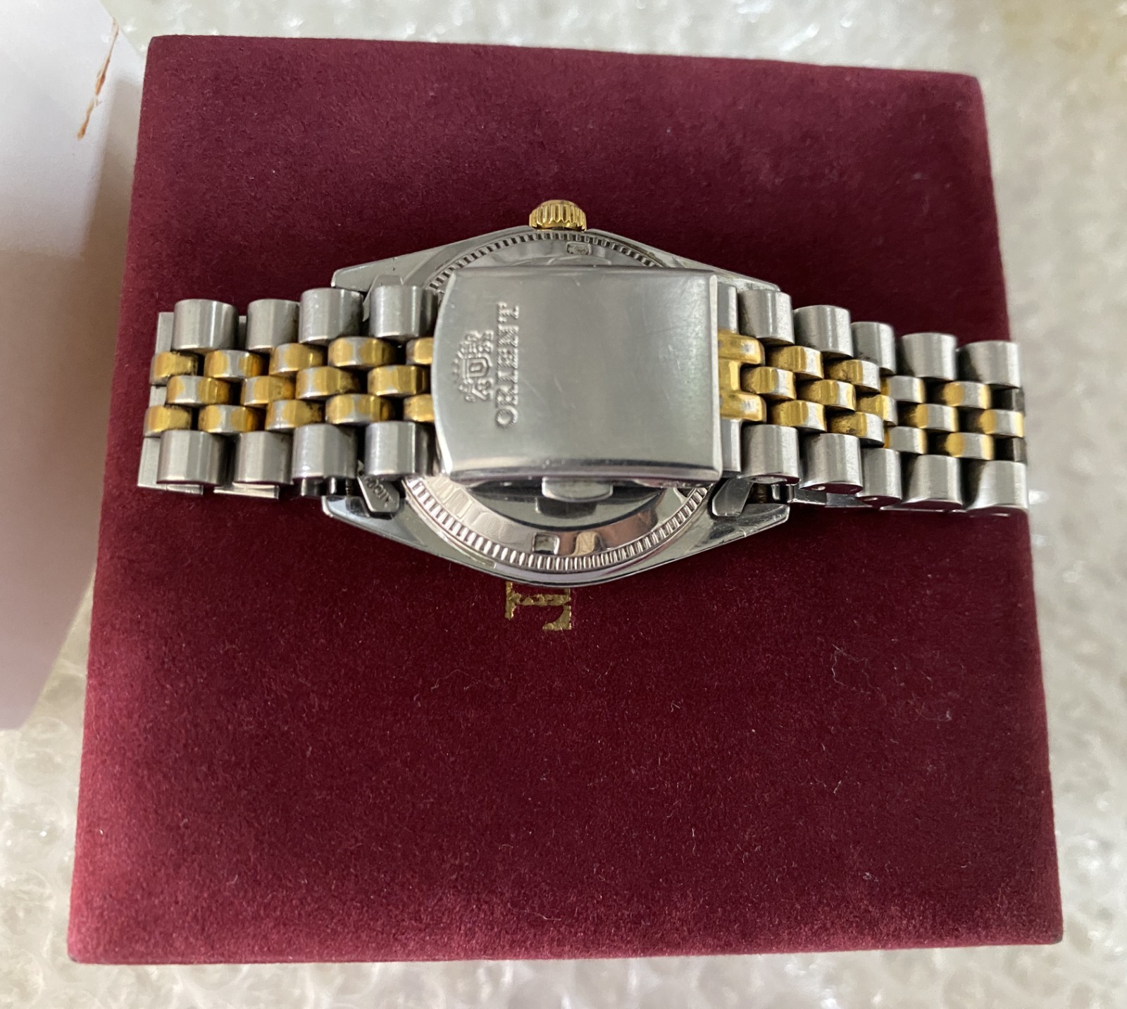 Orient Oyster President Automatic Gold Dial Sapphire Crystal Gents Watch