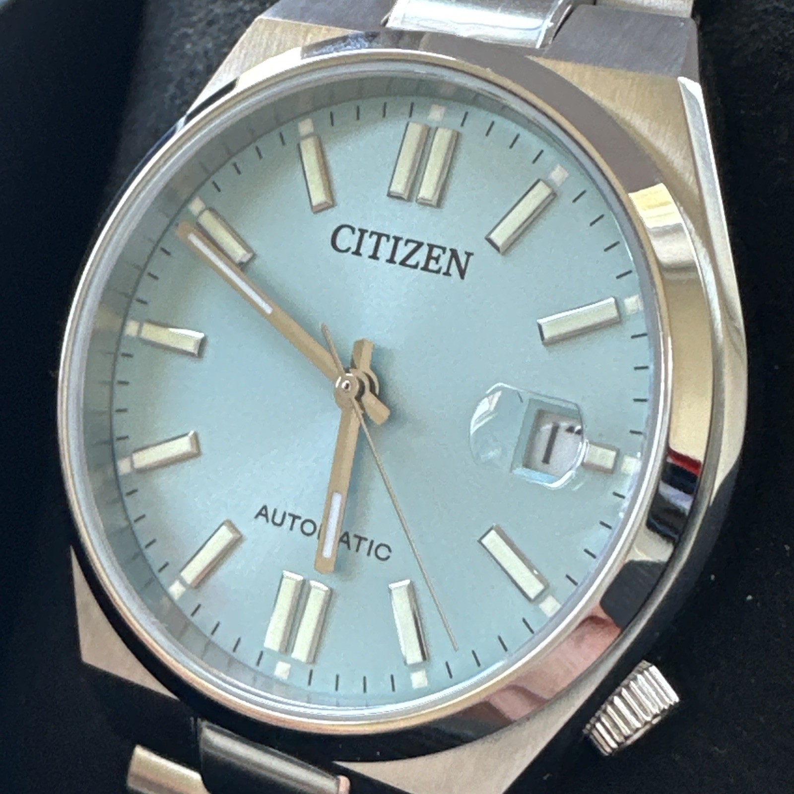 Citizen Men’s Tsuyosa Automatic Blue Stainless Steel Date Watch 40MM NJ0151-53M