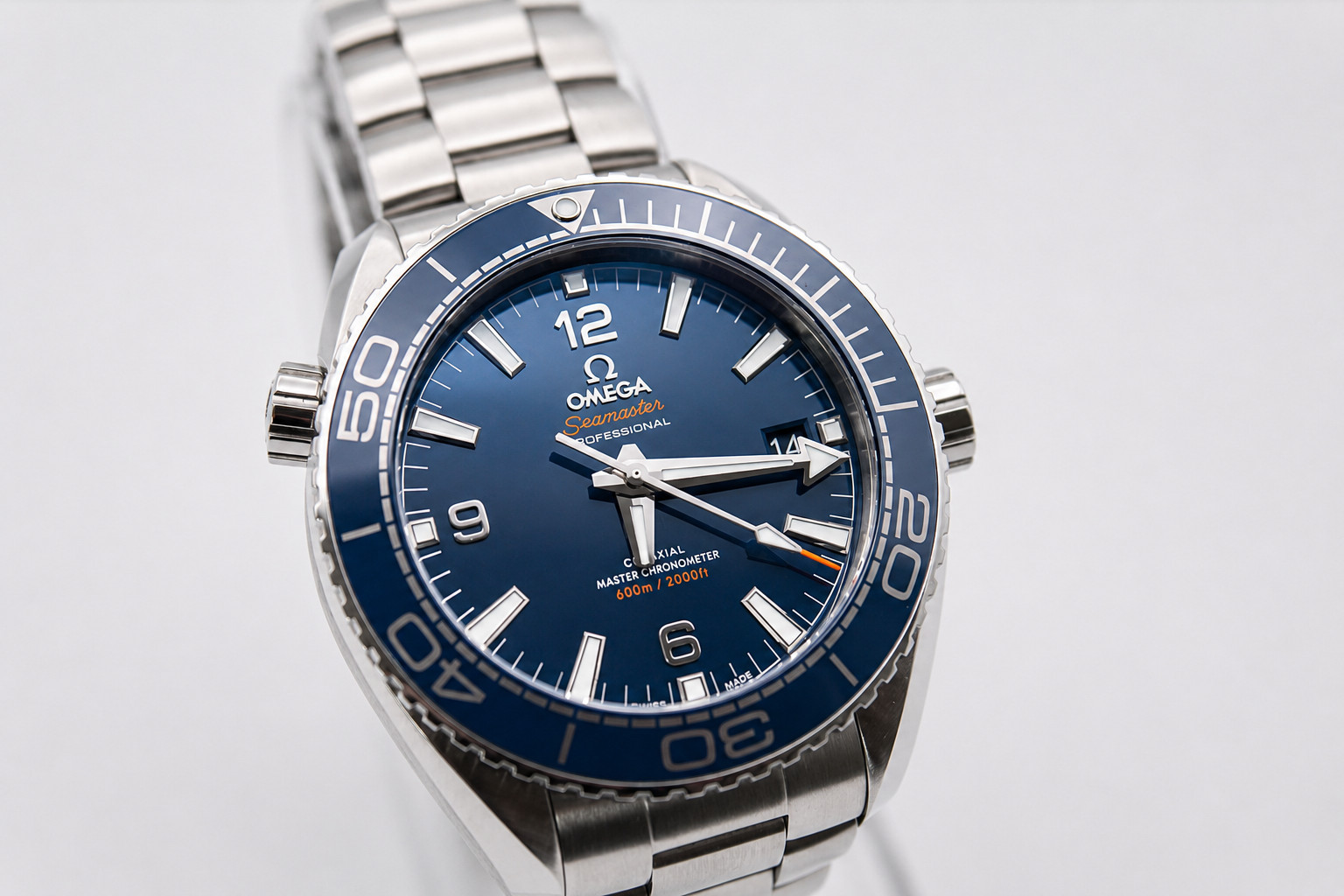 OMEGA Seamaster Planet Ocean 600M Blue Dial 215.30.44.21.03.001 43.5mm