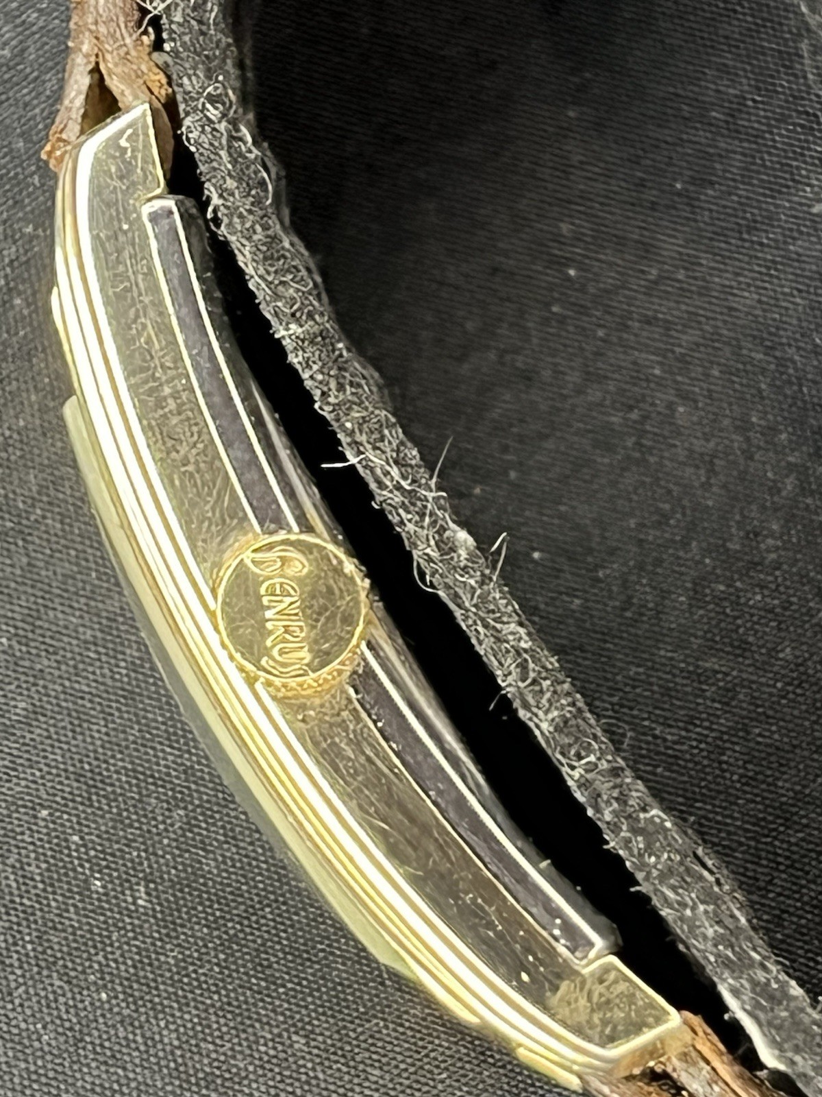 Vintage 50’s Benrus Curved-back Tank Watch