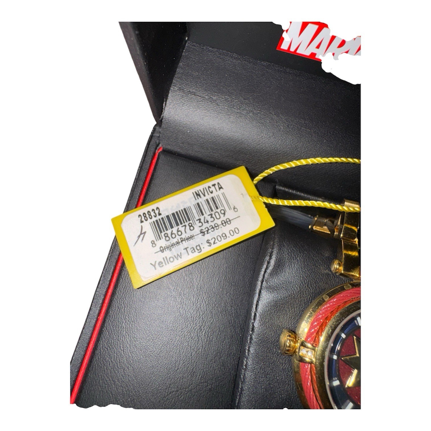 Invicta Marvel Ltd Edition Captain Marvel Gold-Tone Stainless Steel Case Watch