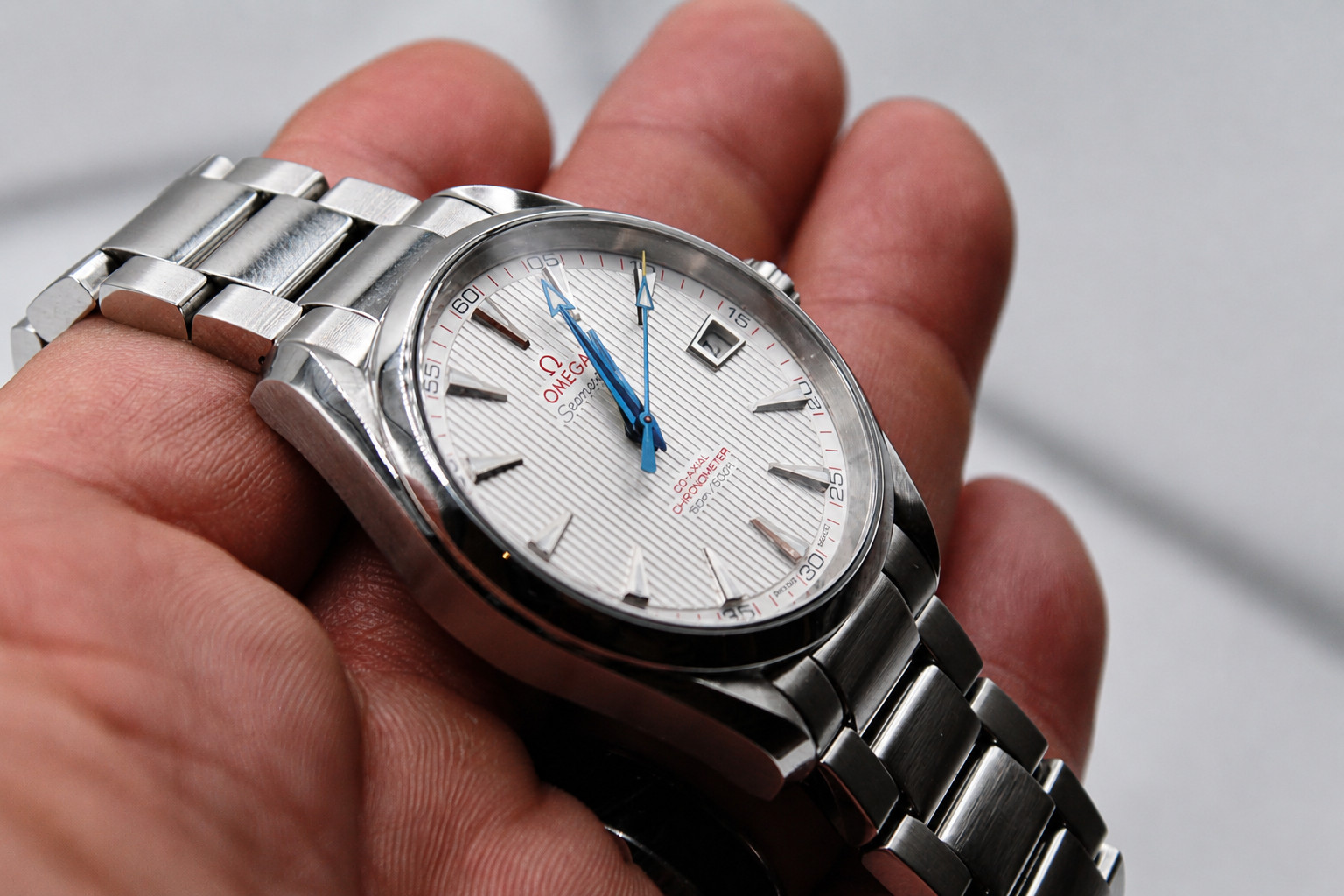 OMEGA Seamaster Aqua Terra 41.5mm Co-Axial Silver Teak 231.10.42.21.02.002